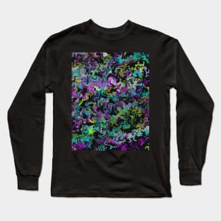 Neon Nights Marble Long Sleeve T-Shirt